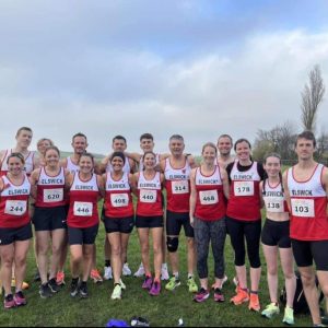 Elswick Harriers club members at Heaton Memorial 10k, 2022