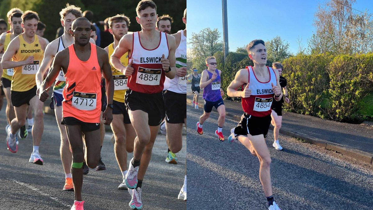 Lweis Liddle competes in the England 5K Chamionships in Cheshire.